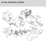 Stihl 034 AVEQZ-FD Gasoline Chainsaw Spare Parts